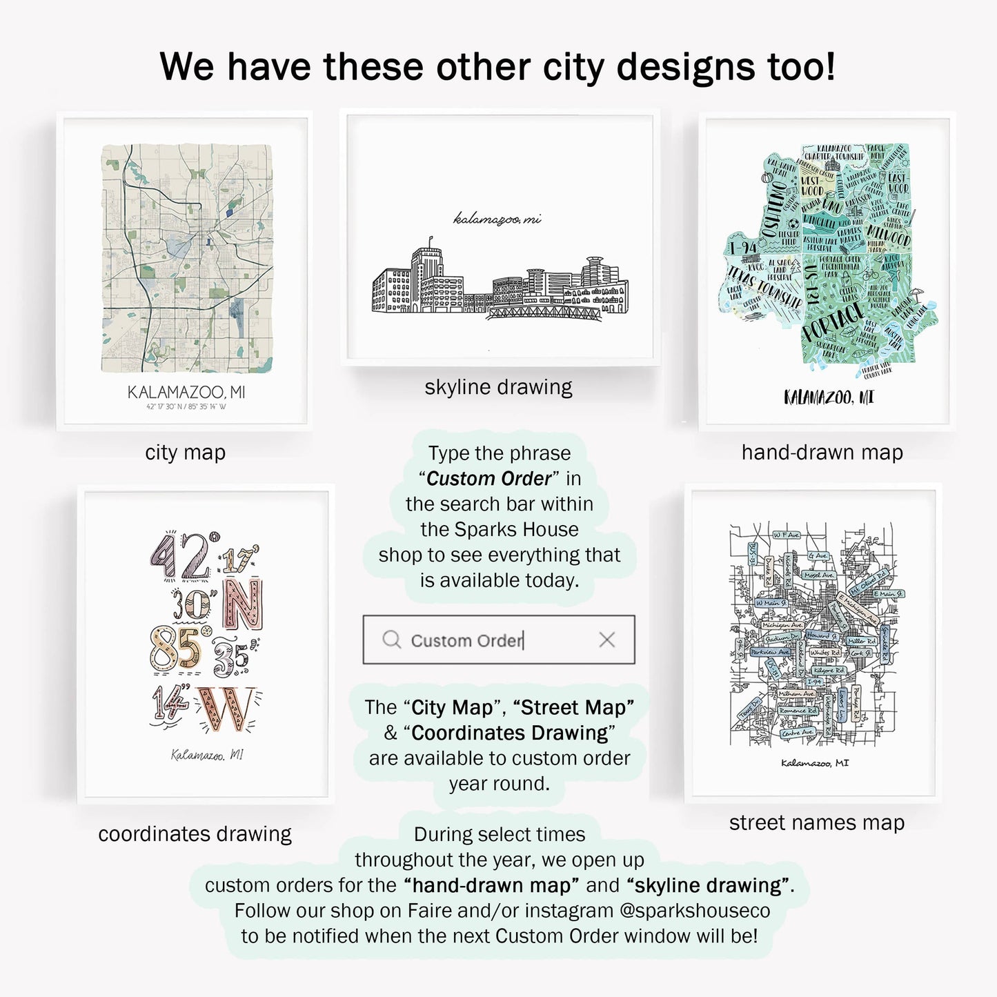 Wendell City Map Print -