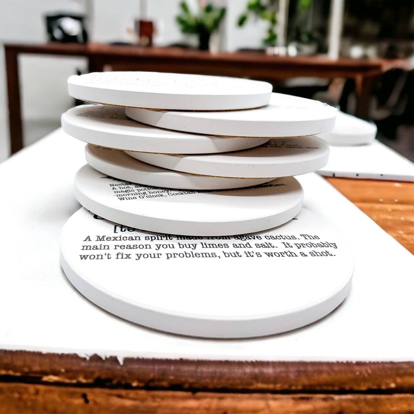 Funny Coaster Gift Sets, Humor Drink Dictionary Definitions