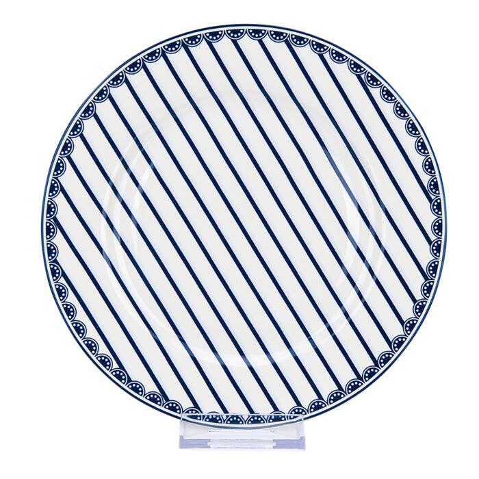 Vintage Indigo Dessert Plate Set of 4, 7.5"