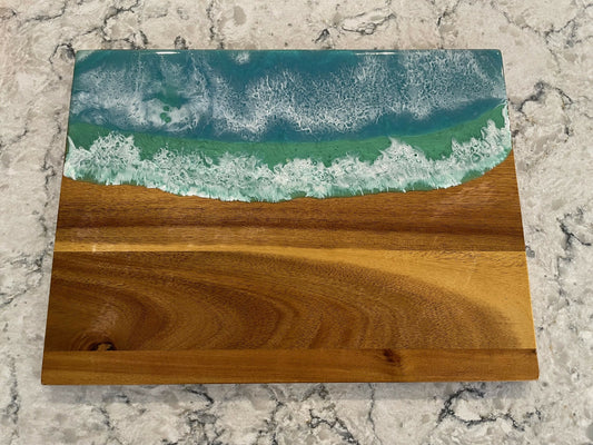 Acacia Wave Tray 14 x 10.5