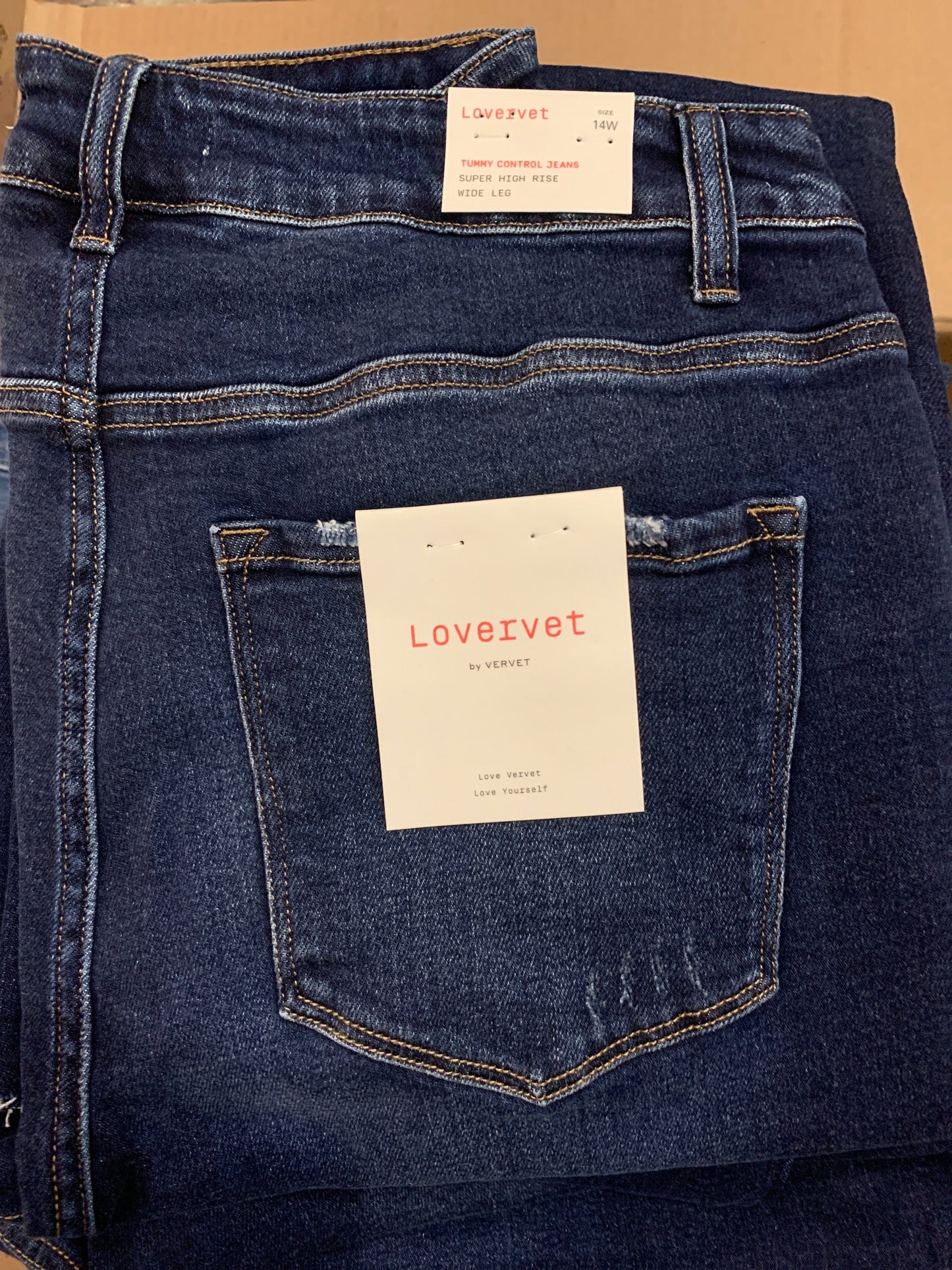 Lovervet by Vervet Super High Rise Wide Leg