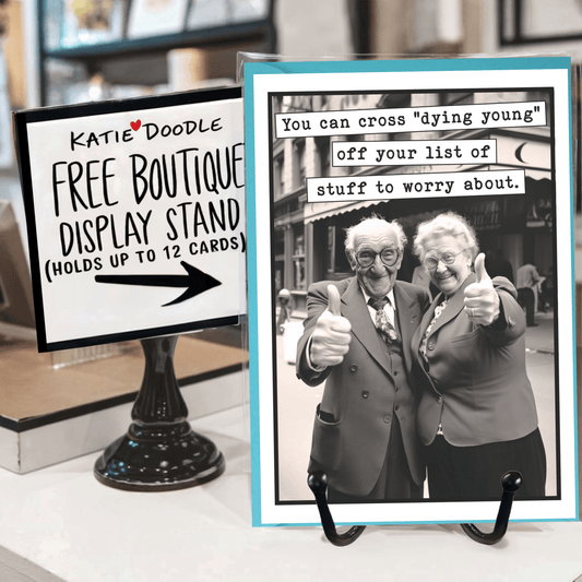 Birthday Cards - Funny Greeting Cards and Display Stand