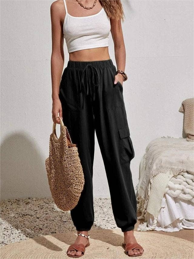 Casual trousers pocket cargo pants