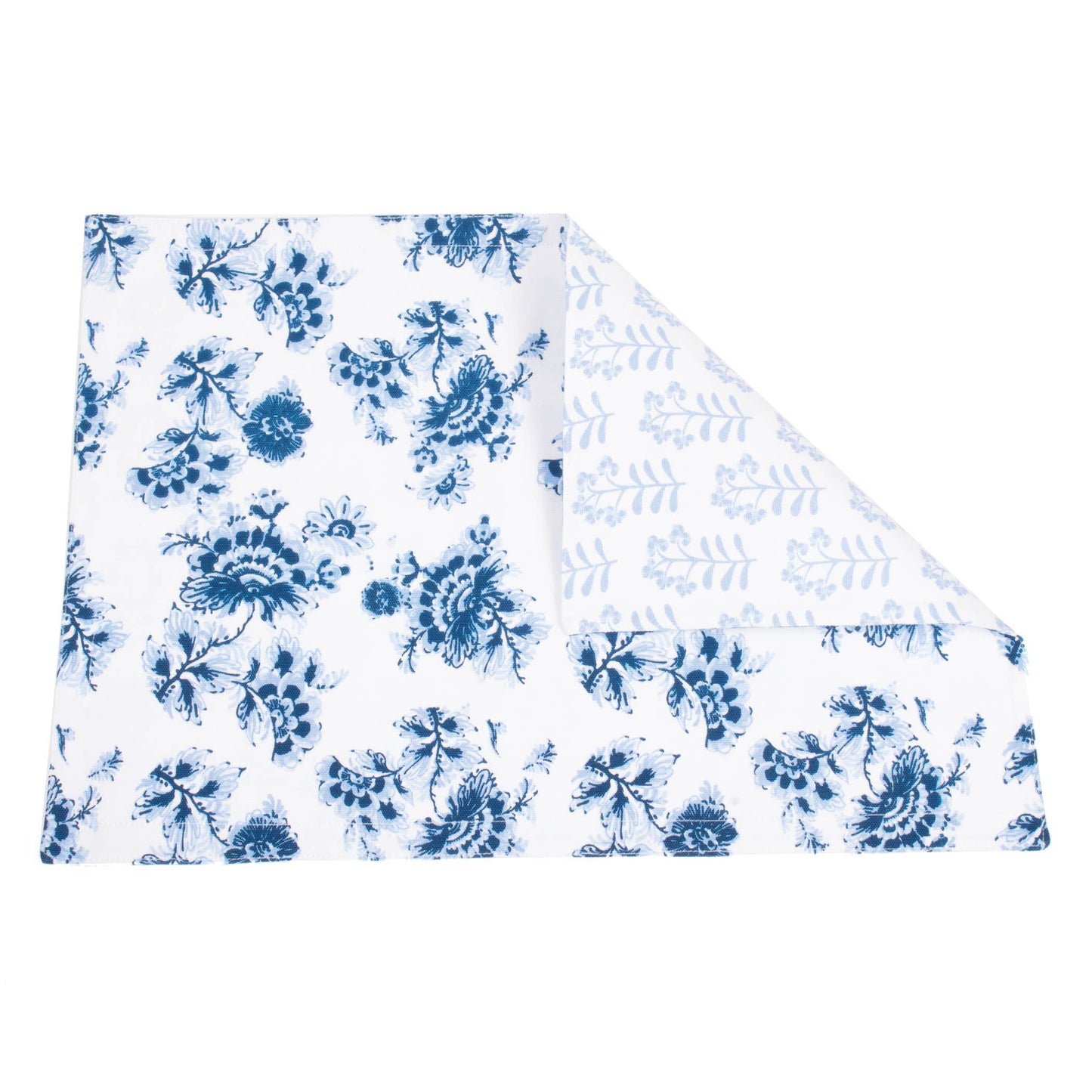 Blue Floral Reversible Placemat
