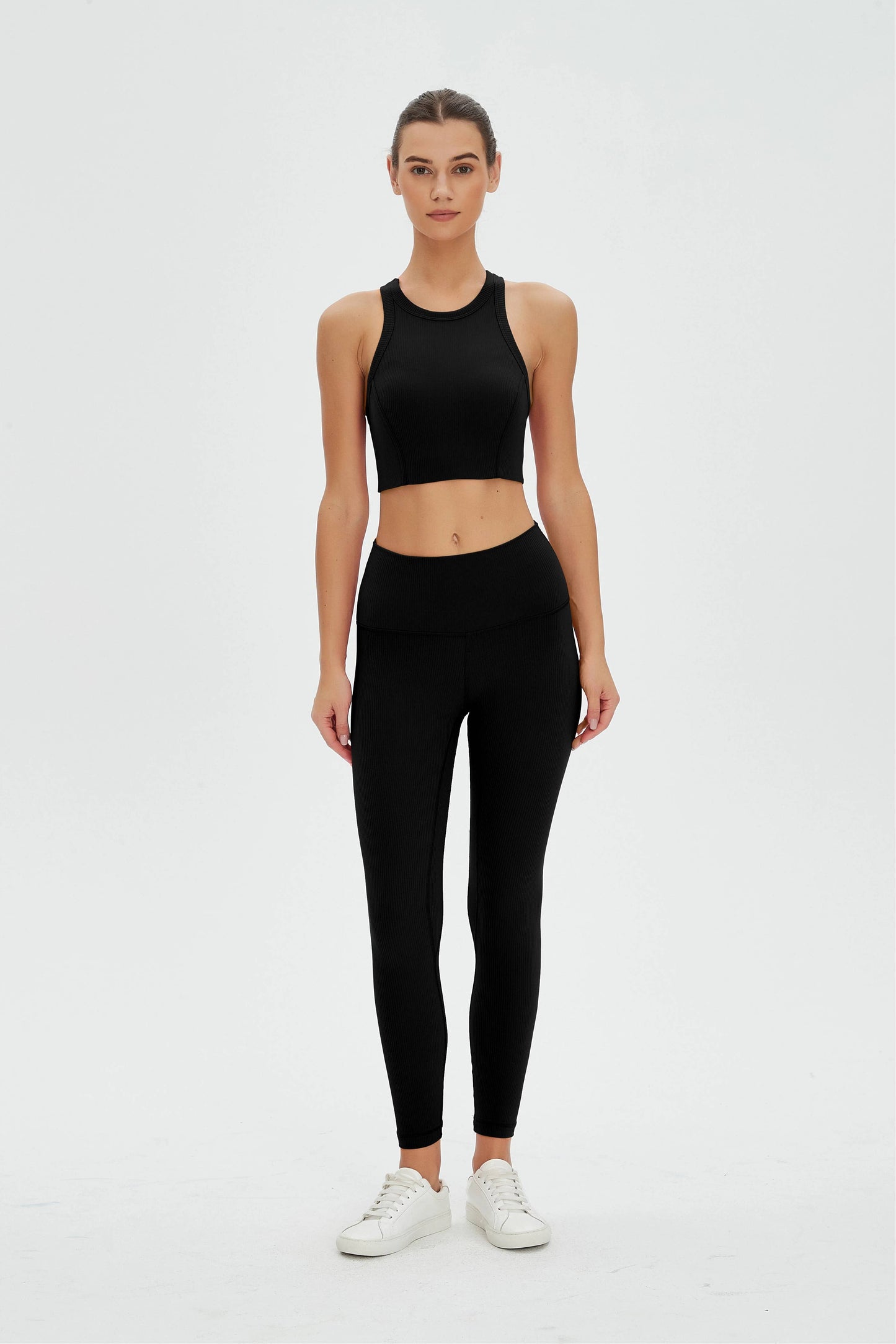 Aurelia Ribbed High Waist Leggings