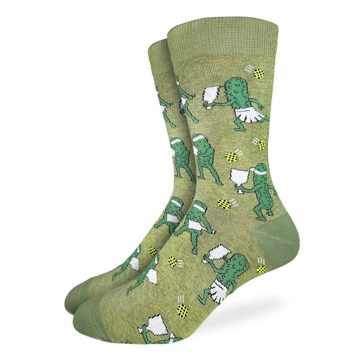 Mens Pickleball Socks - Pickles Playing Pickleball Socks