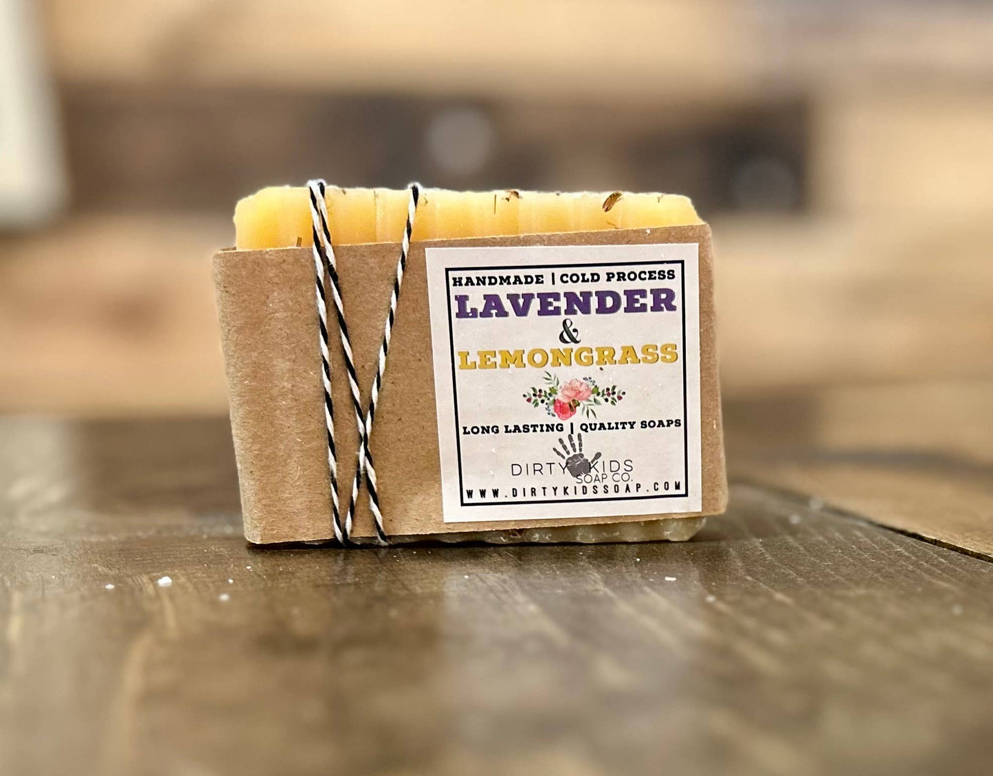 LAVENDER & LEMONGRASS BAR SOAP / COLD PROCESS