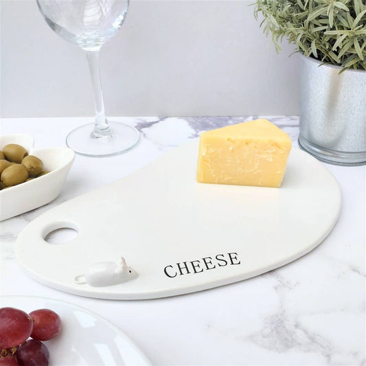 Ceramic Cheese Plate with Mouse - Organic  26cm