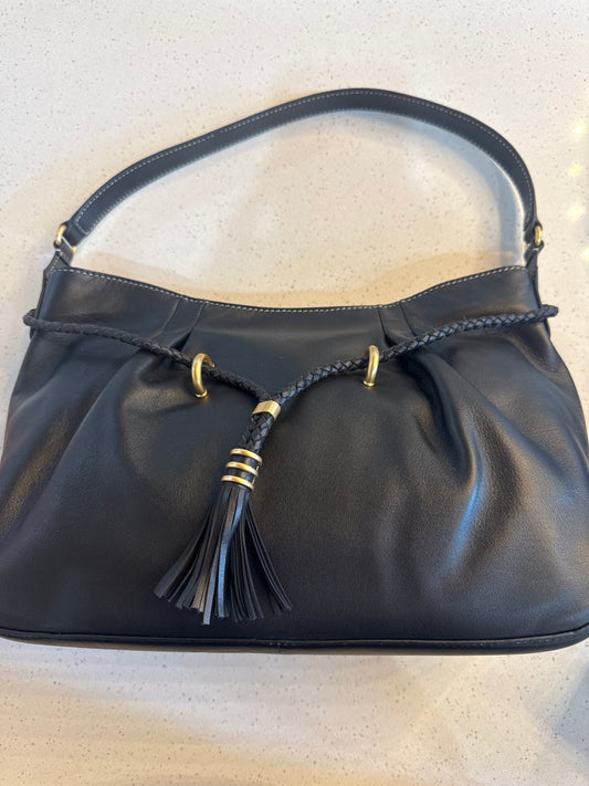 Vince Camuto Black Braided Purse