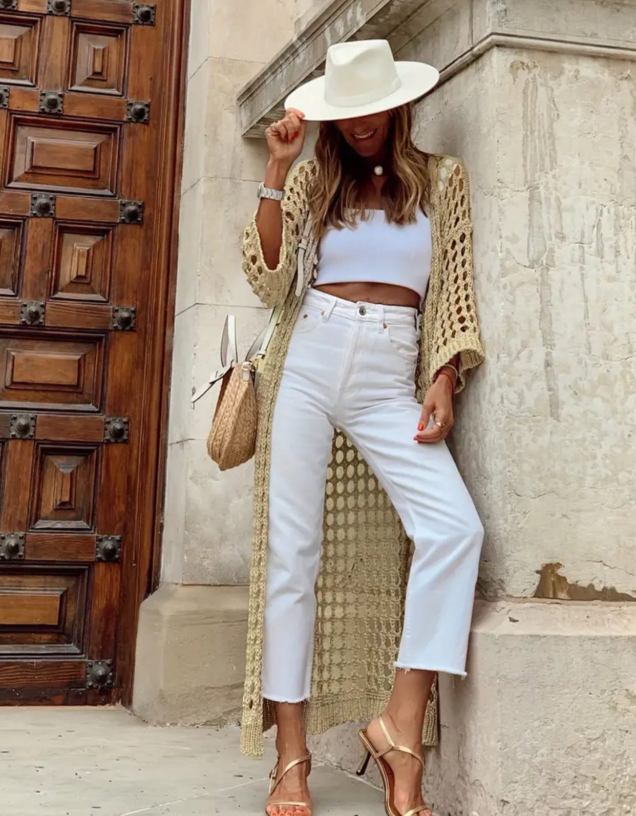 Long Crochet Cardigan
