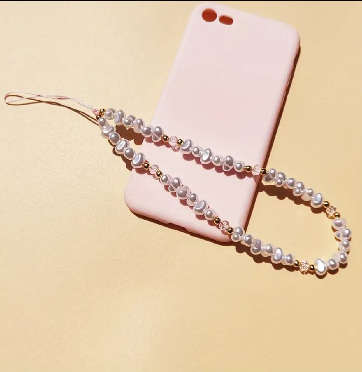 Crystal Beaded Phone Strap