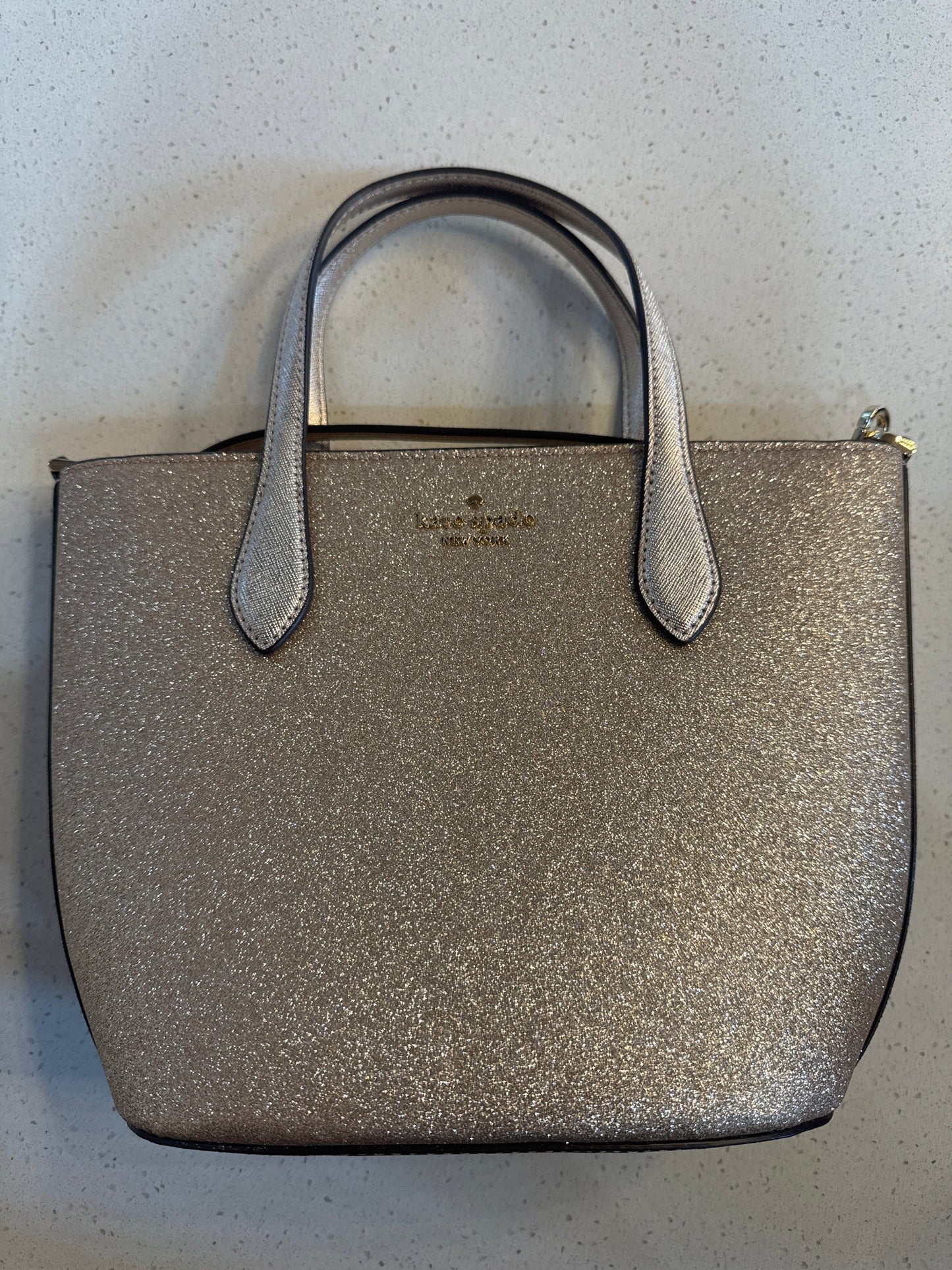 Kate Spade Gold Glitter Purse