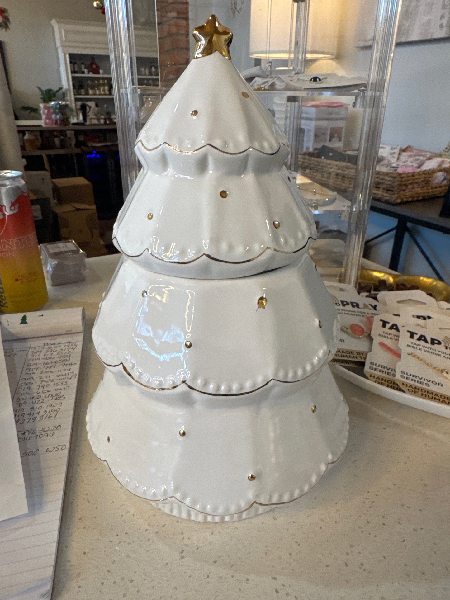 Christmas Tree Cookie Jar