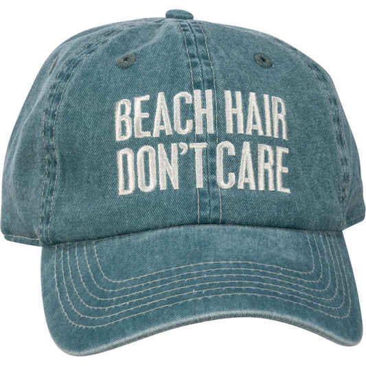 Beach Hair Don't Care Baseball Cap