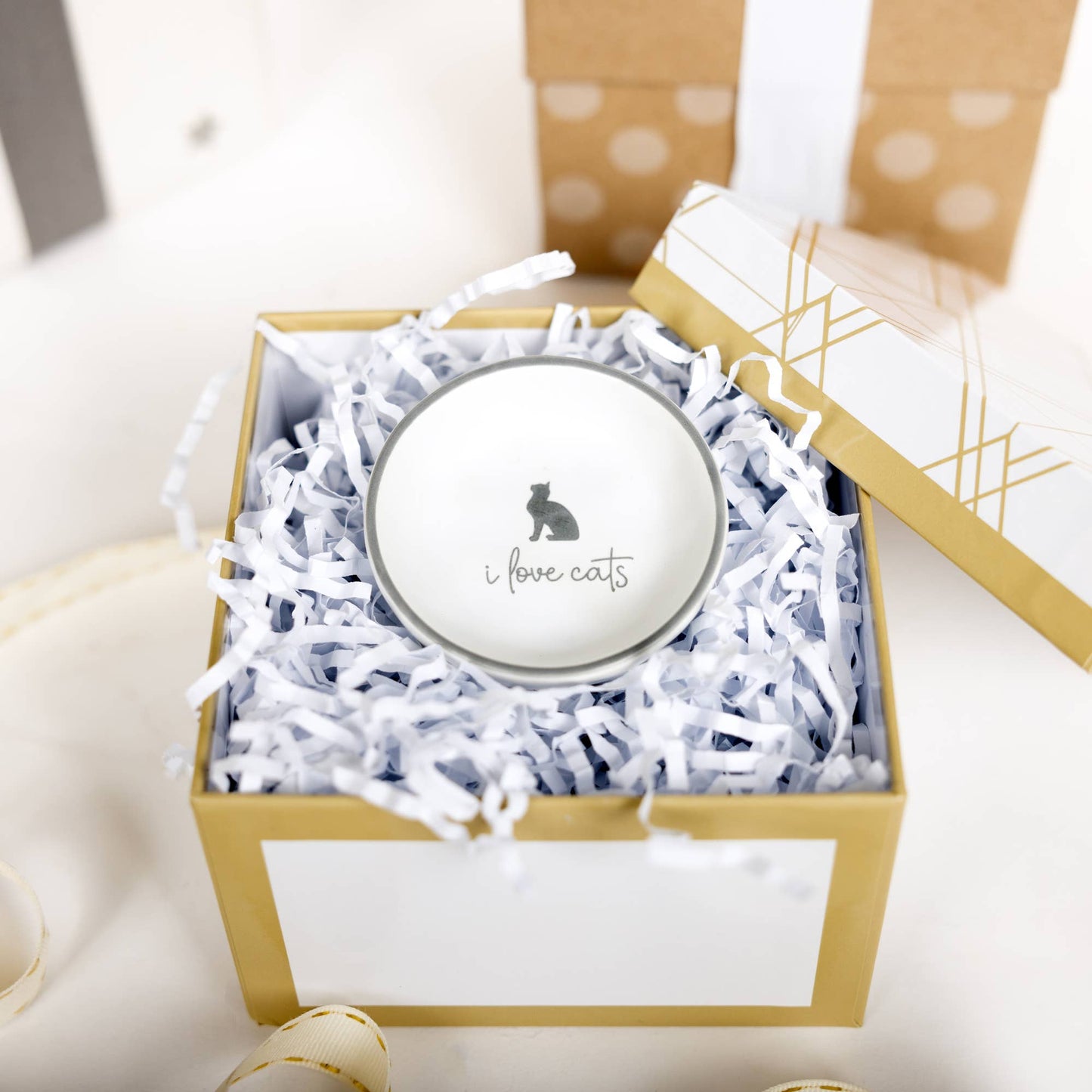I Love Cats - 2.5" Trinket Dish