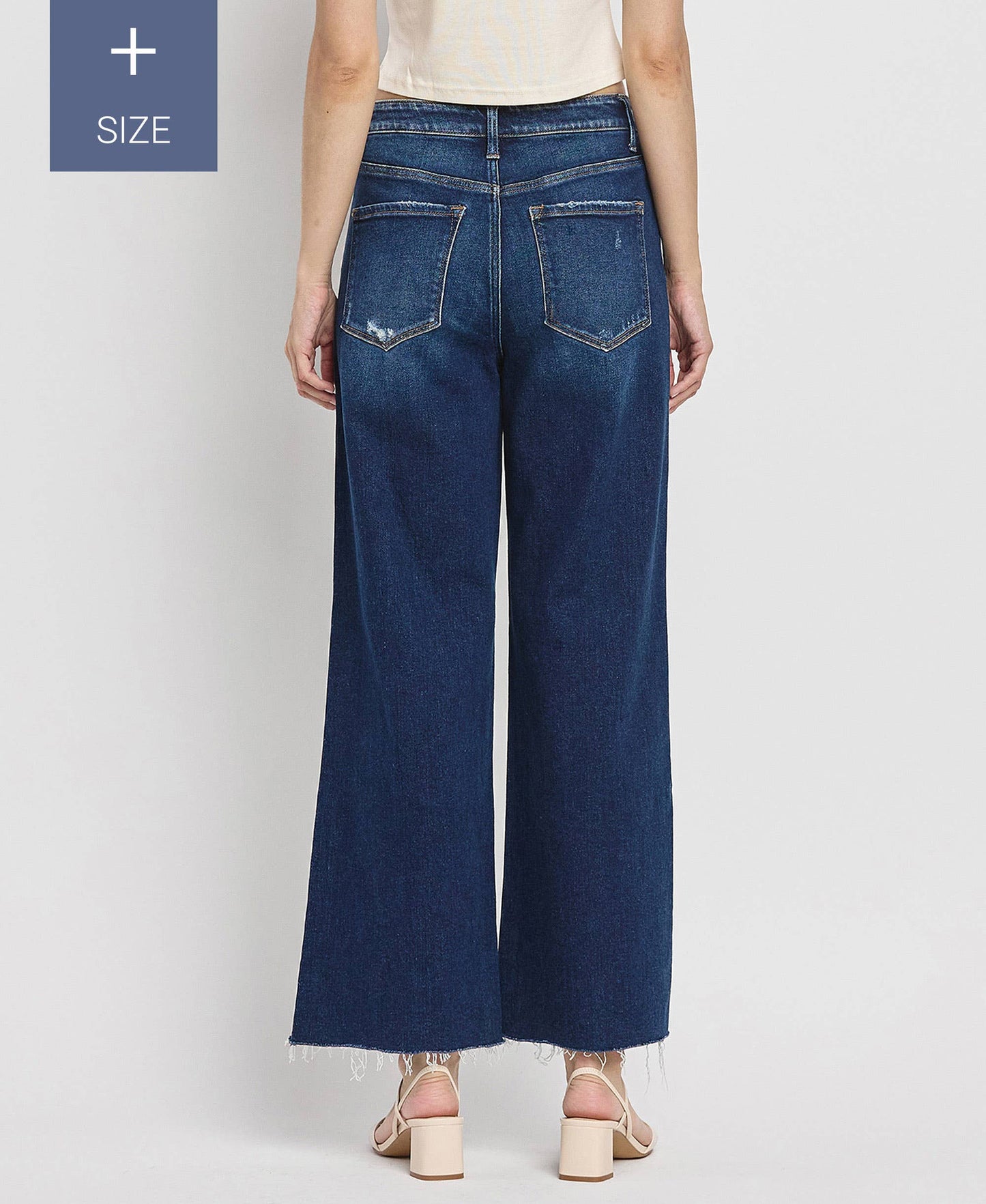 PLUS SIZE TUMMY CONTROL SUPER HIGH RISE WIDE LEG LV1353-P