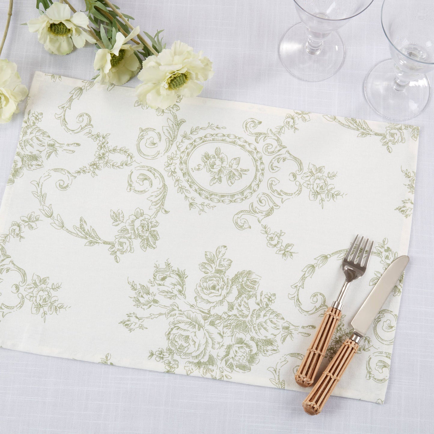 Toile Floral Placemat