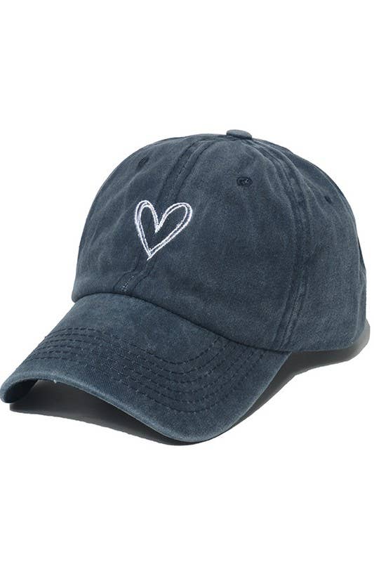Heart Baseball Cap, Sun Hat CWAH0012