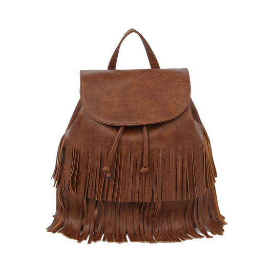 BACKPACK LADIES TRAVEL TASSEL BAG