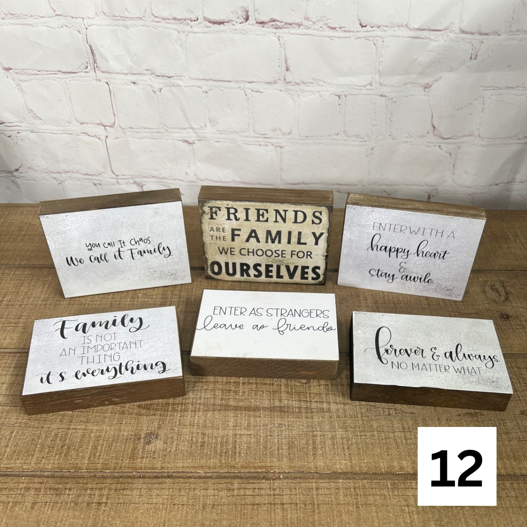 Set of 6 Everyday Blocks 