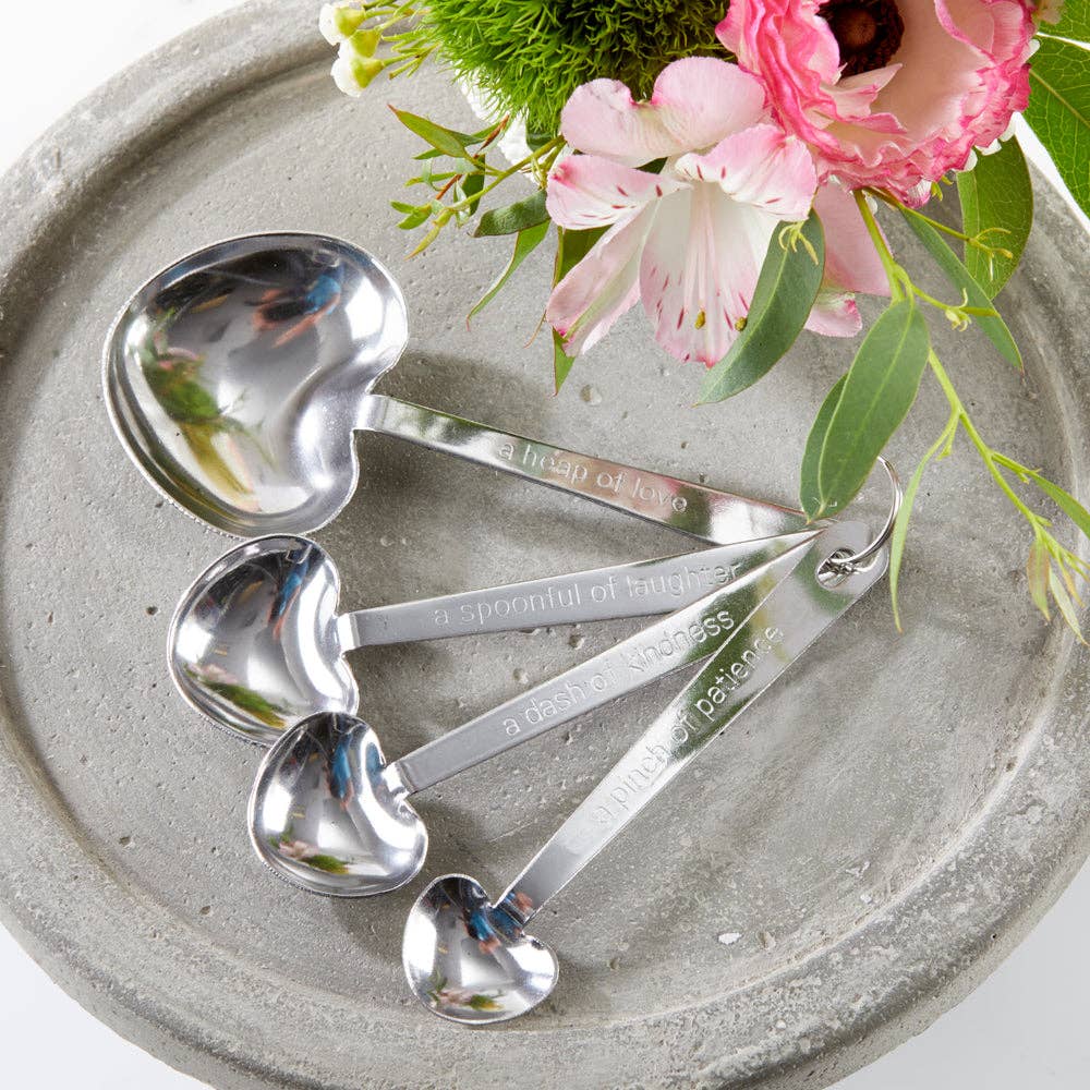 Love Beyond Measure Heart Shaped Measuring Spoons