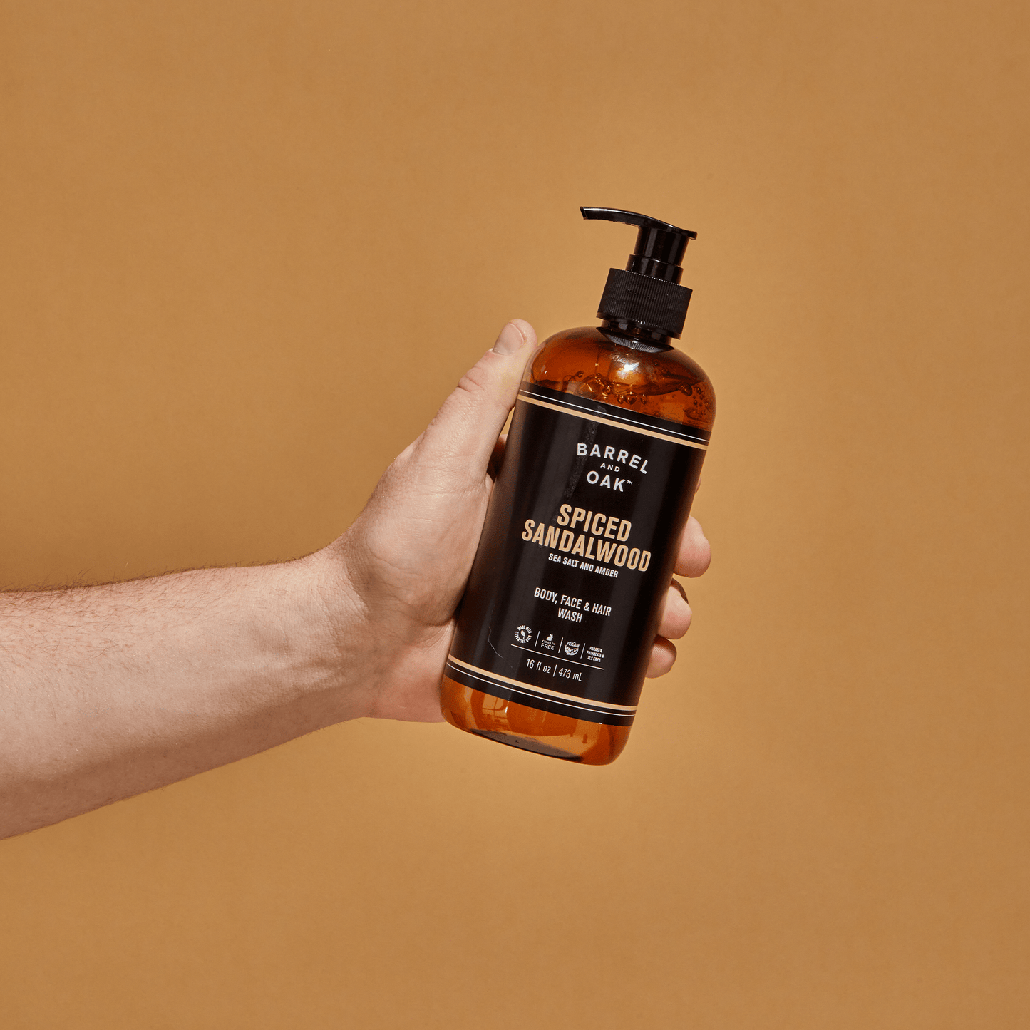 Spiced Sandalwood - All-in-One Wash - 16 fl oz