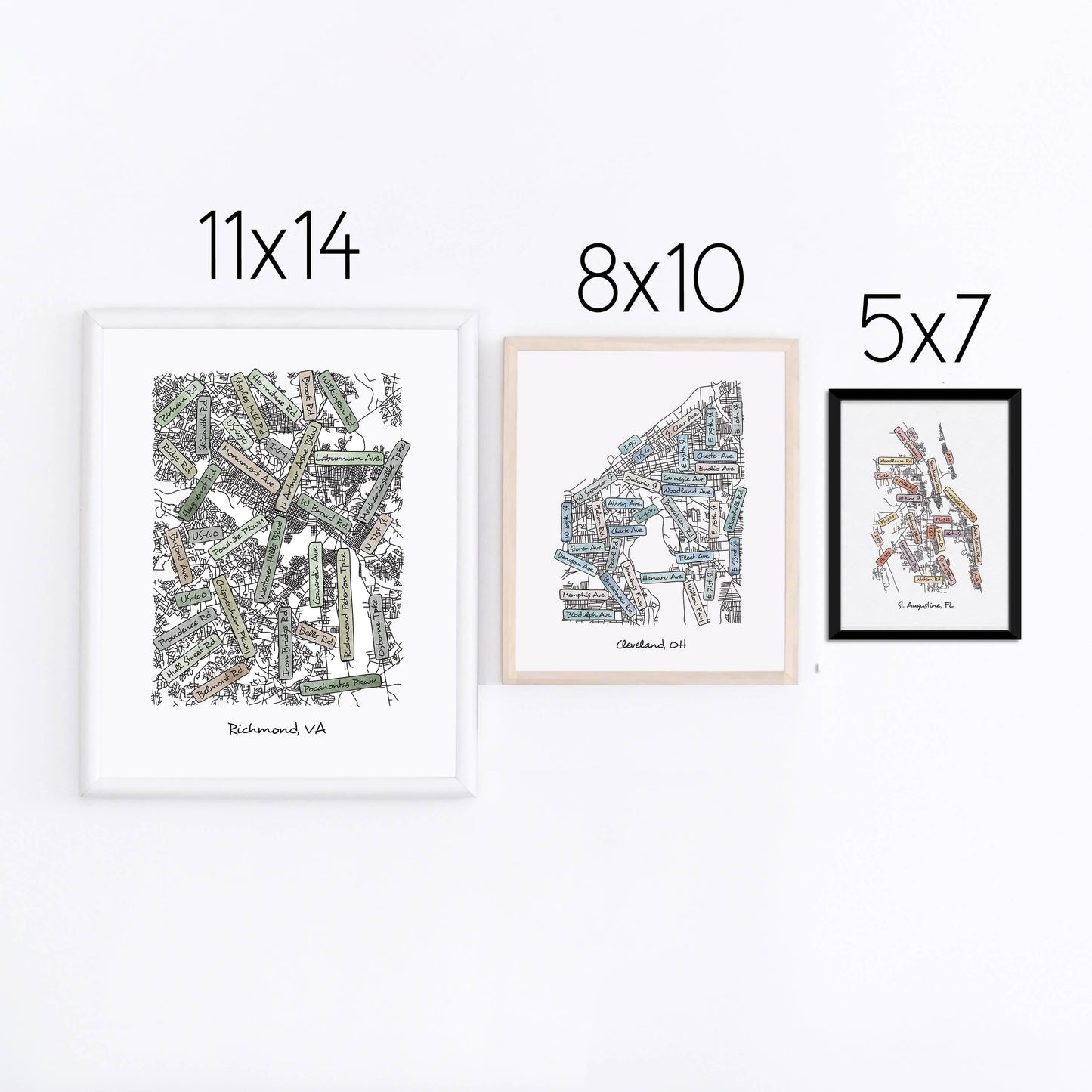 Street Map Print -