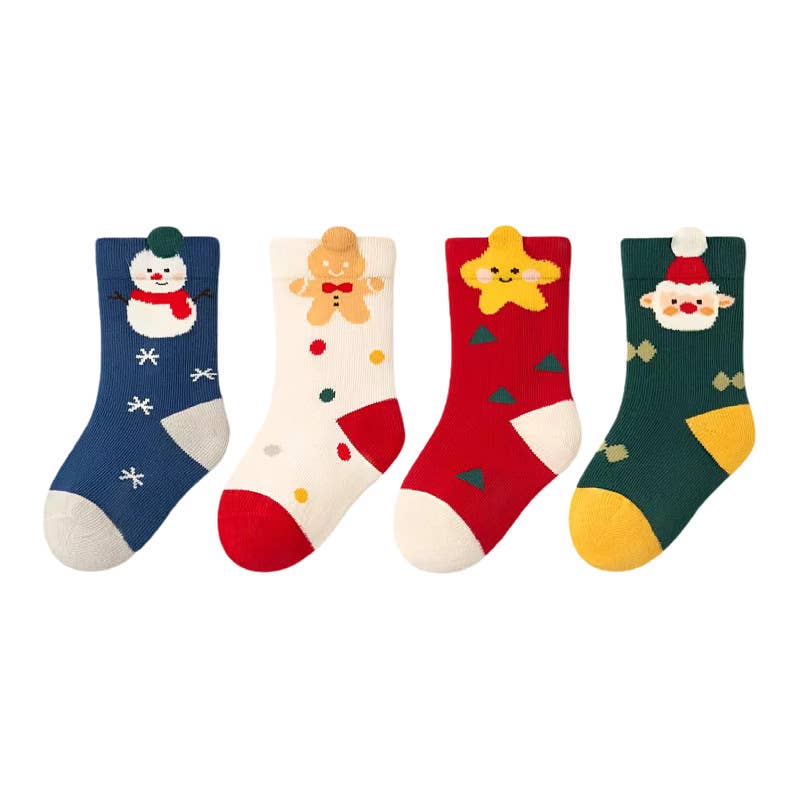 Toddler/Kid Christmas Print Socks