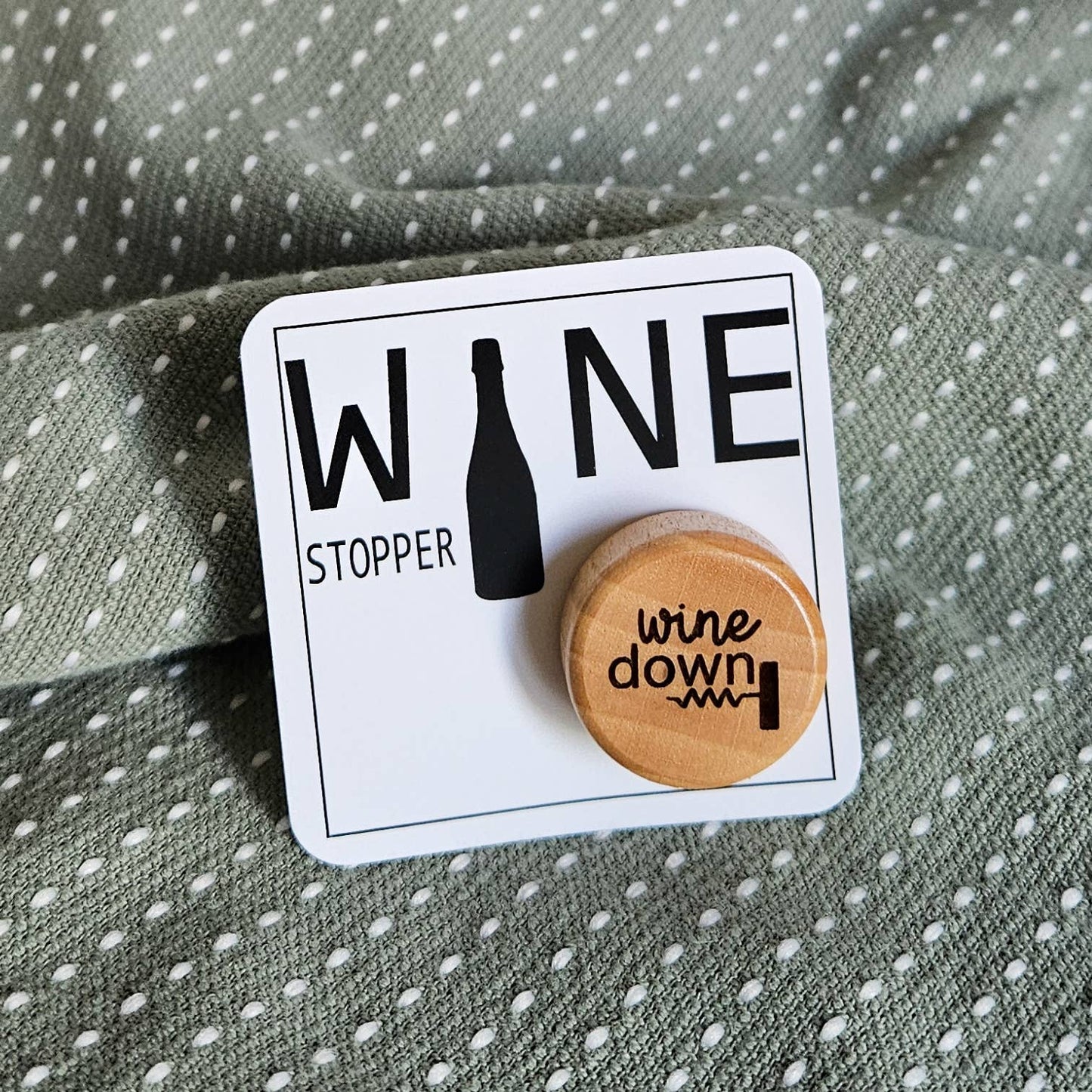 Wine Down Wine Stopper