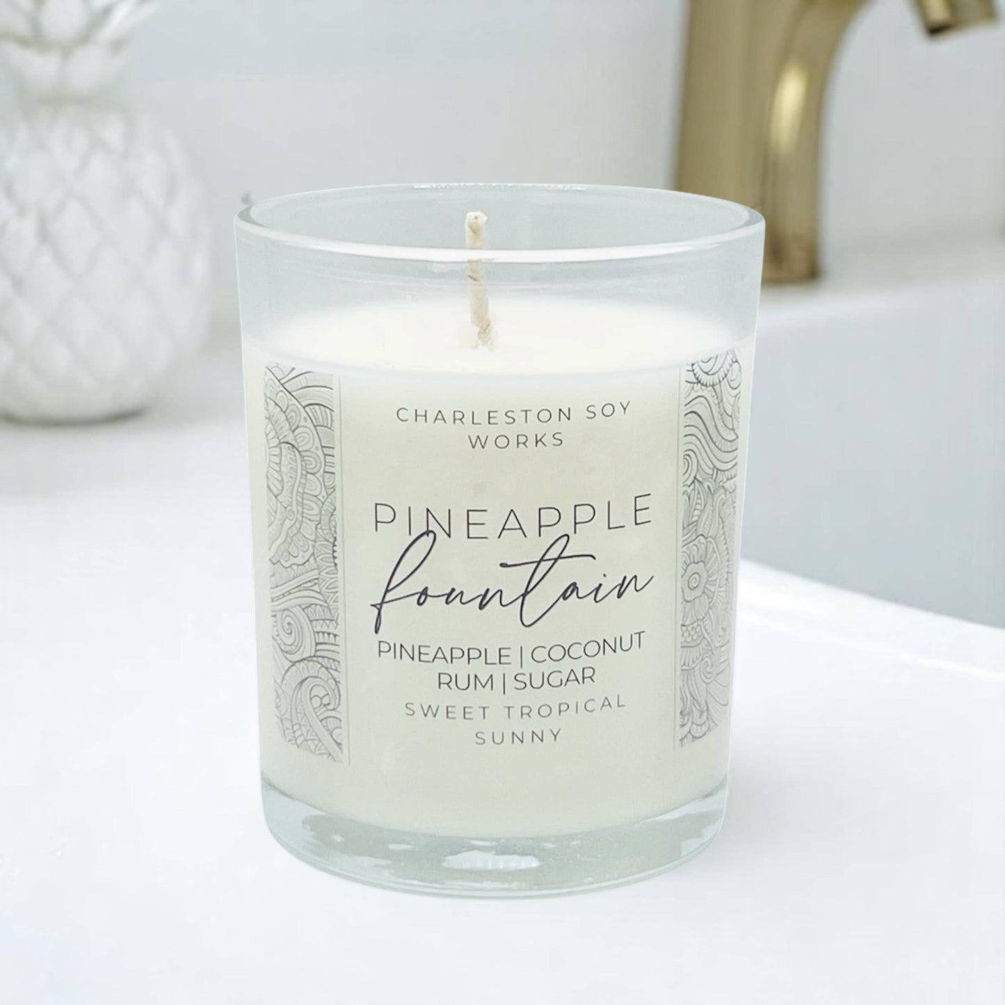 Pineapple Fountain Lotion Candle