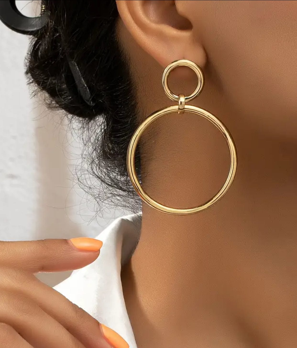14k Gold Plated Hoop Earrings