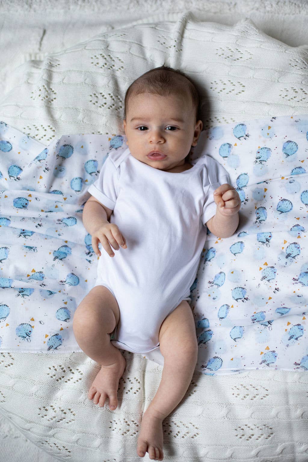 Hot Air Balloon Muslin Swaddle
