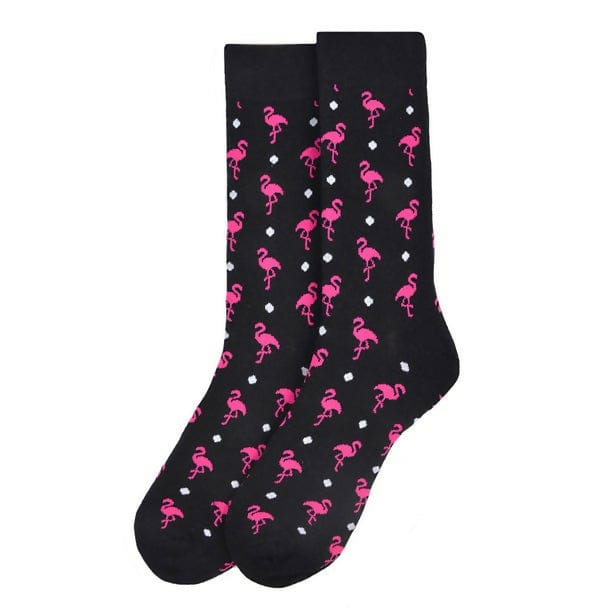 MensPinkFlamingoSocks