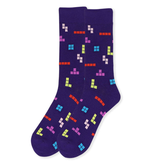 Mens Tetris Video Game Socks
