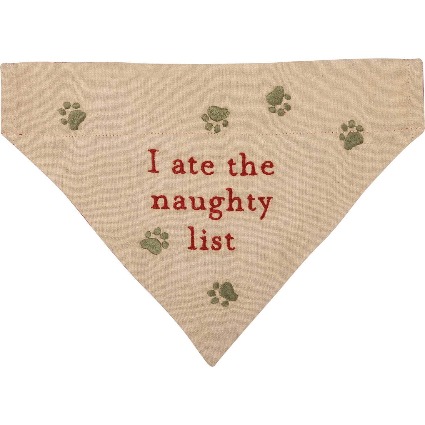 Wiggle/Naughty List Large Collar Bandana