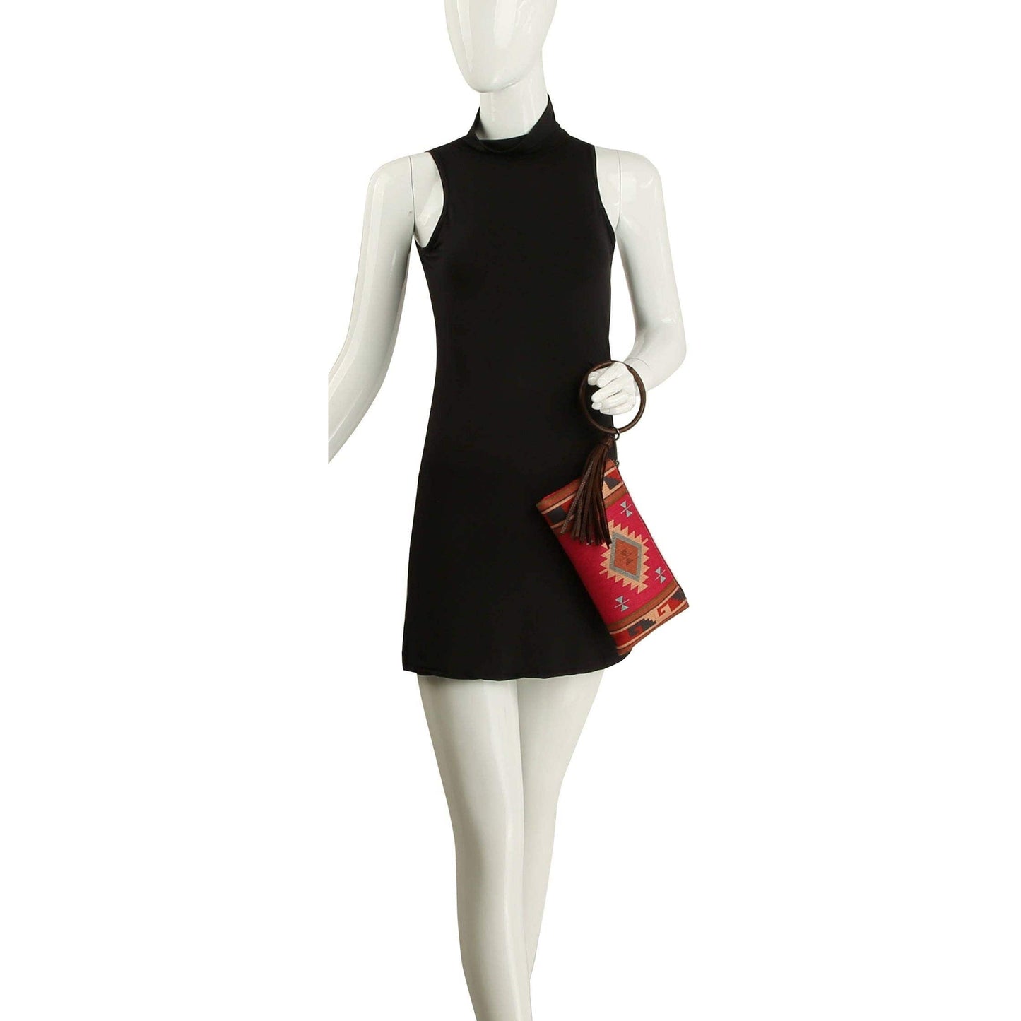 Aztec Clutch Wristlet Women Wallet Evening Bag