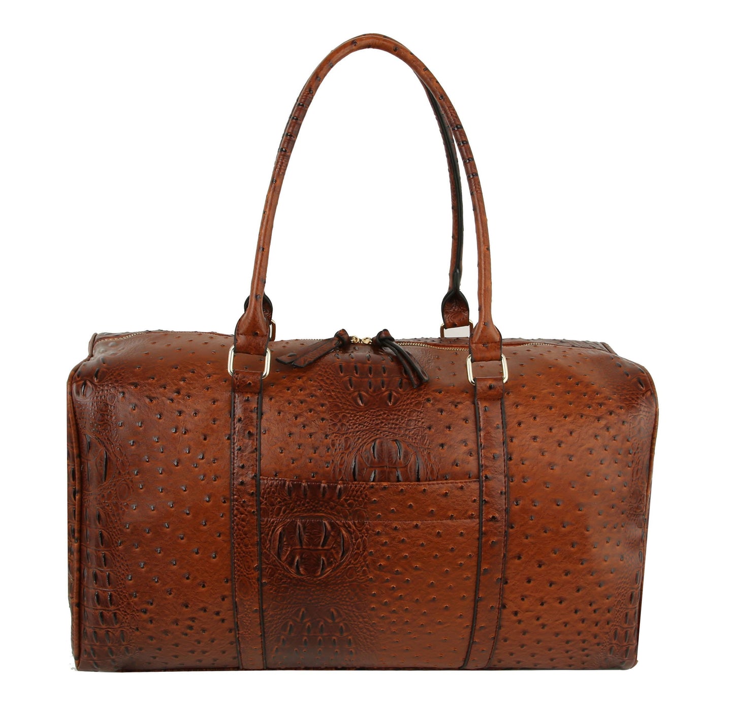 Ostrich Croc Duffle Bag