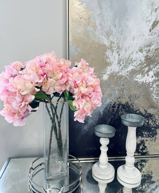 22" Hydrangea-7" bloom