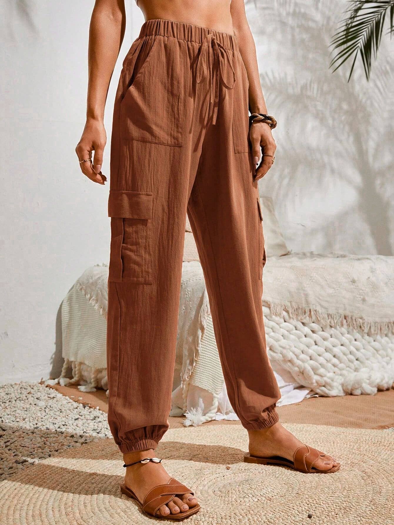 Casual trousers pocket cargo pants