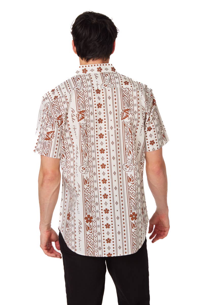Men's Woven Printed Short Sleeve Shirt