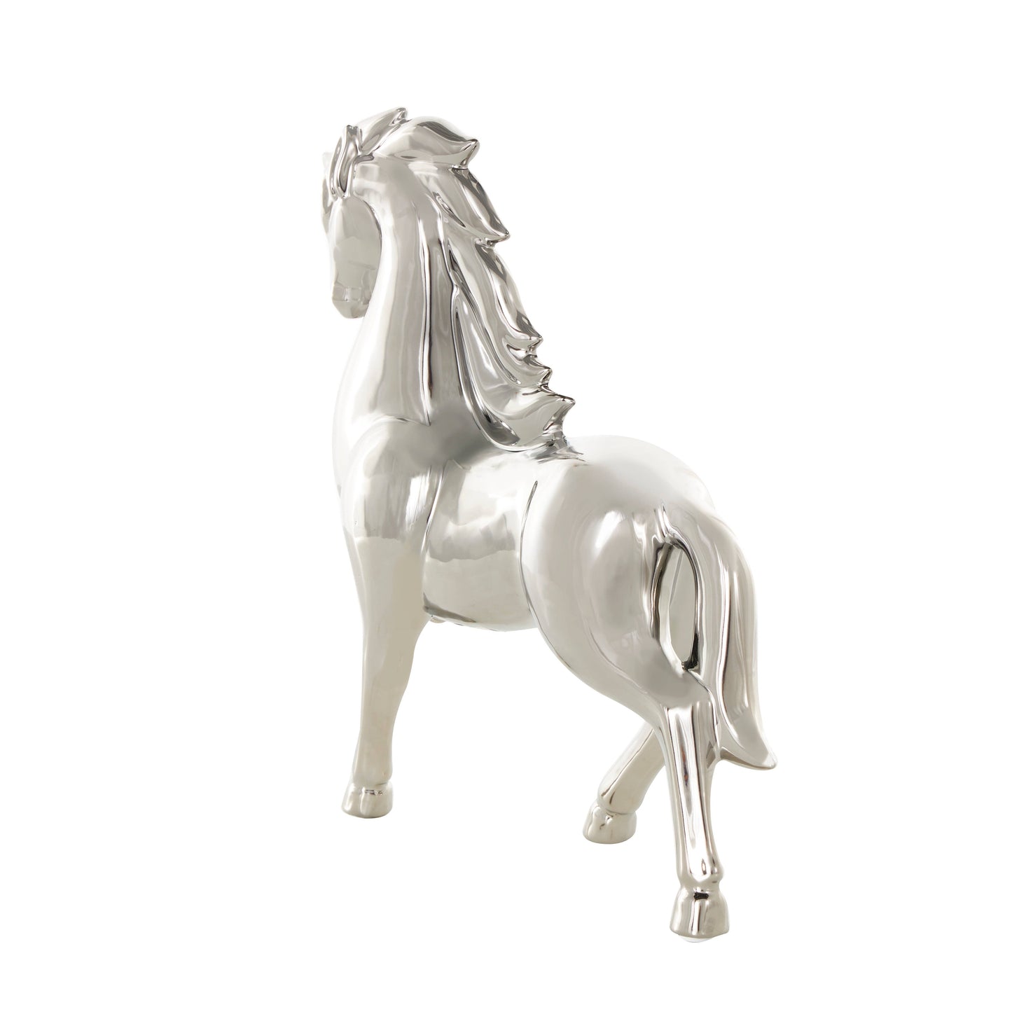 Silver Ceramic Sculpture