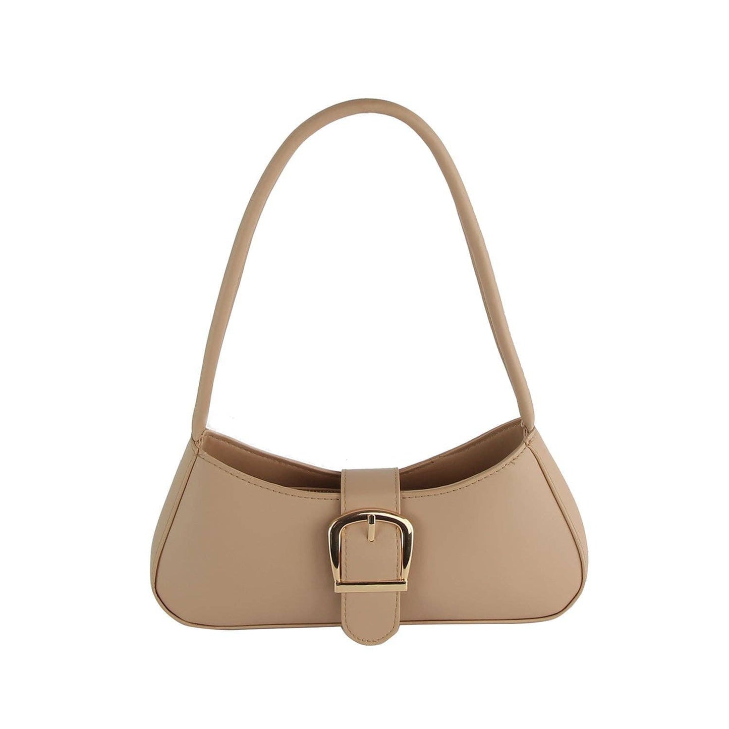 Buckle Accent Shoulder Bag