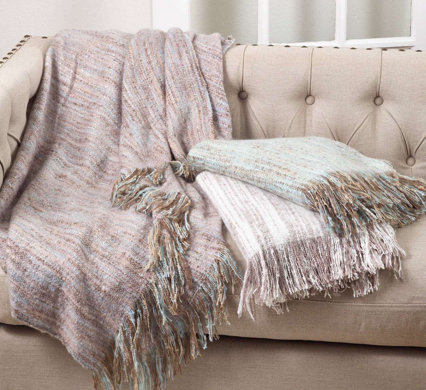 Faux Mohair Throw