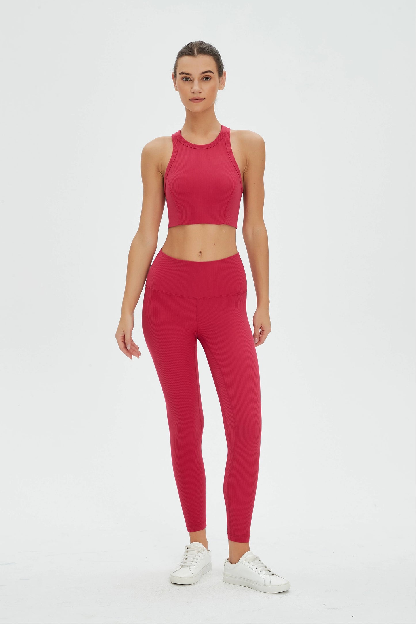 Aurelia Ribbed High Waist Leggings
