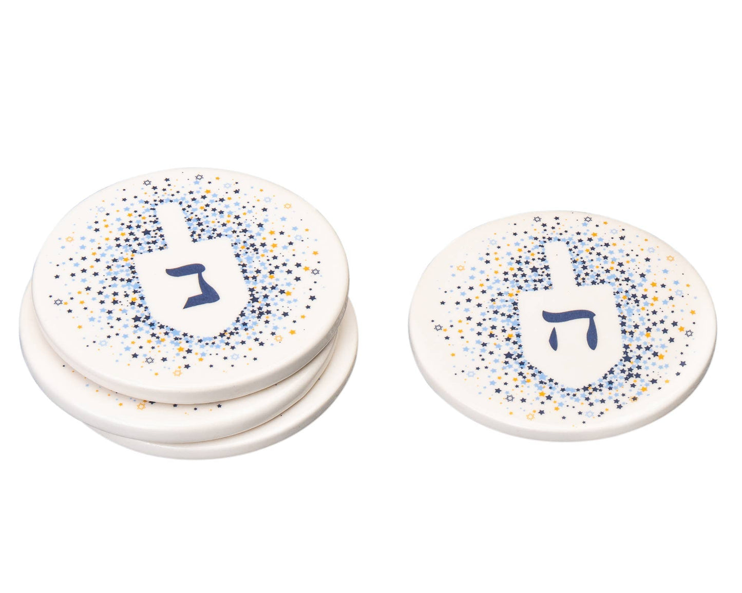 Dreidel Coaster Set of Four