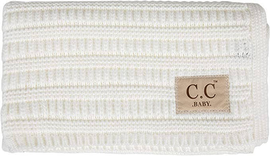 Baby Throw Blanket  (Ivory)