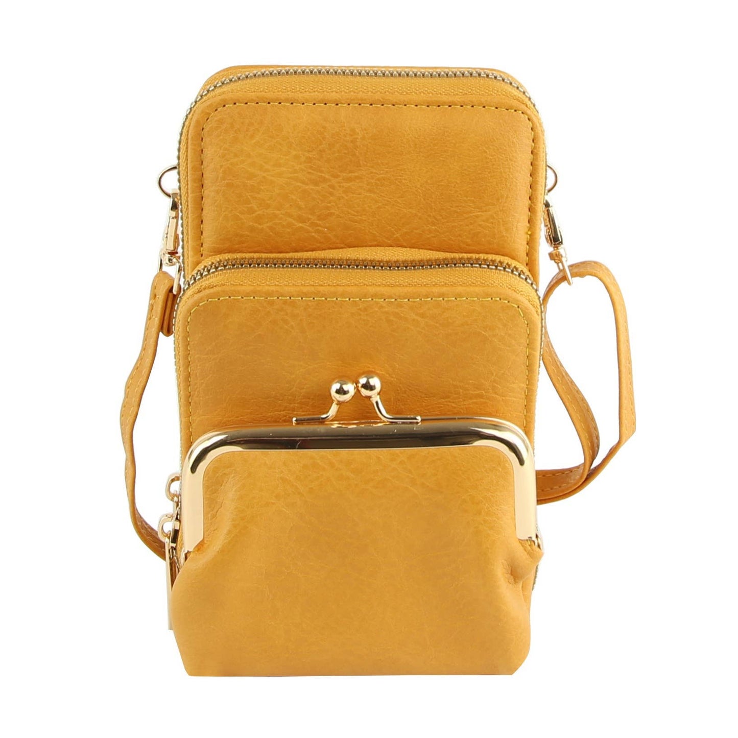 Small Crossbody for Women Double Zip Adjustable Strap Over t