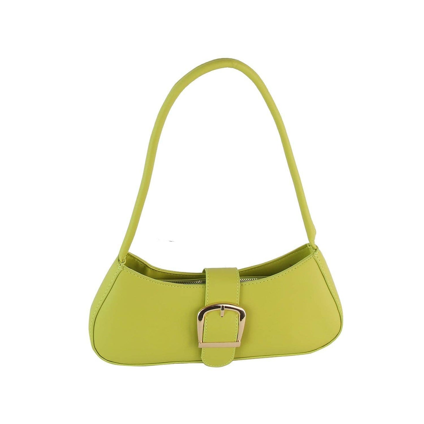 Buckle Accent Shoulder Bag