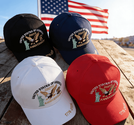 250th Anniversary Liberty Eagle Embroidered Baseball Cap