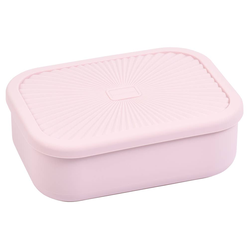 Ballet Pink Silicone Bento Lunch & Snack Box